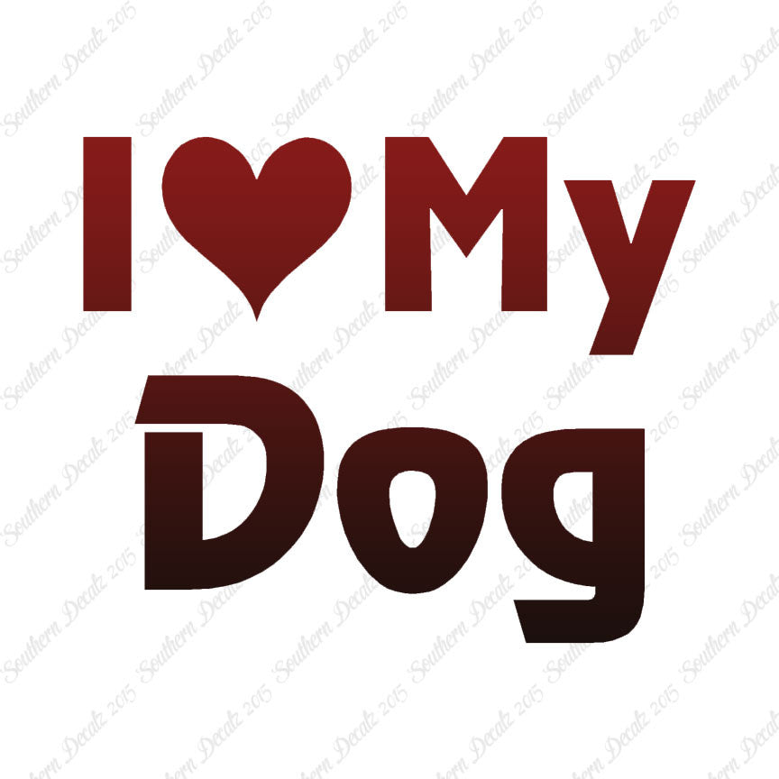 I Love My Dog Heart