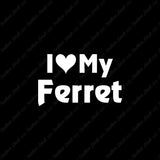I Love My Ferret Heart