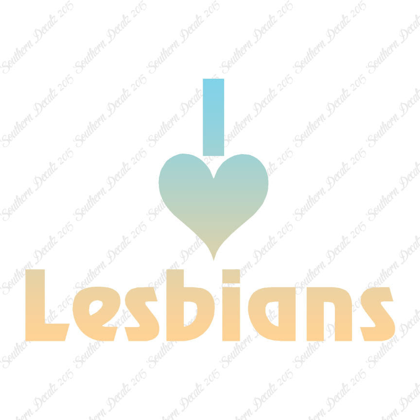 I Love Lesbians Heart