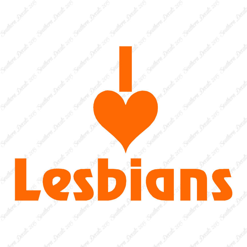 I Love Lesbians Heart