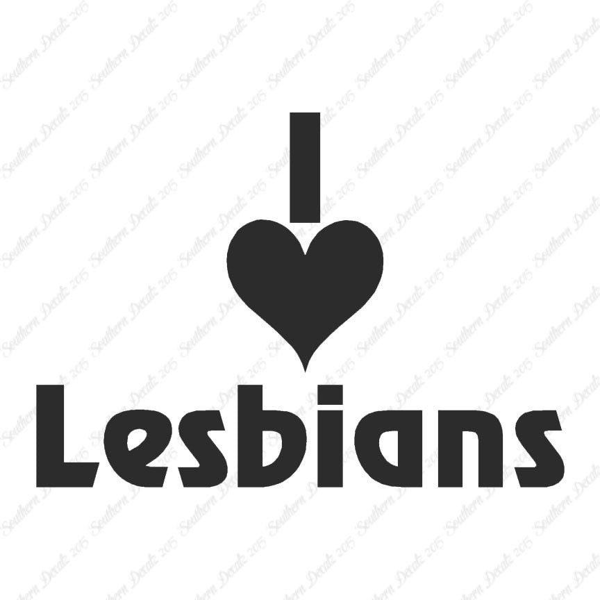 I Love Lesbians Heart