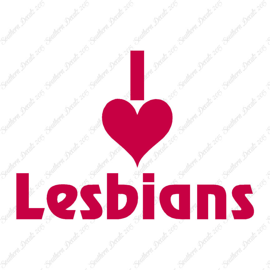I Love Lesbians Heart