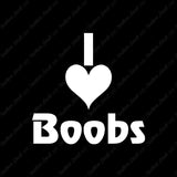 I Love Boobs Heart