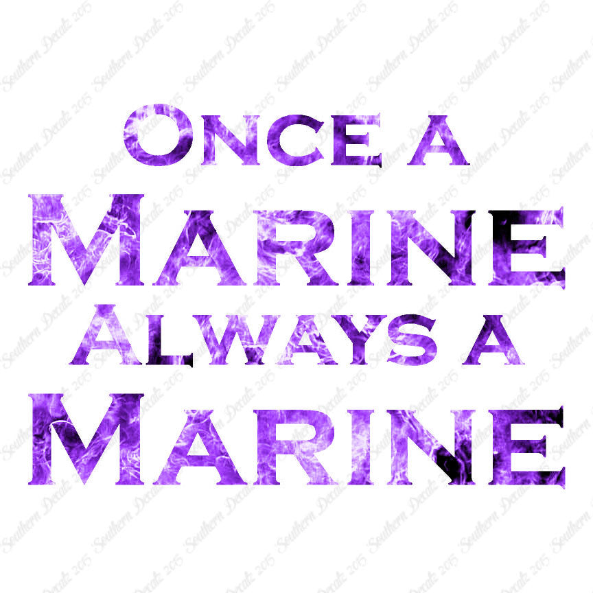 Once A Marine Always