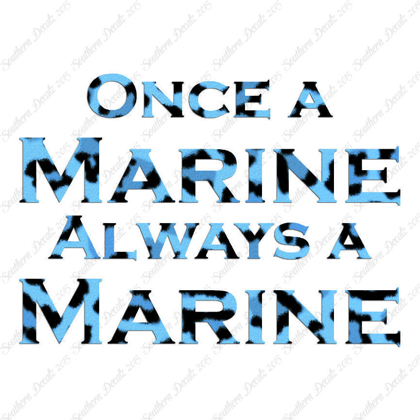 Once A Marine Always