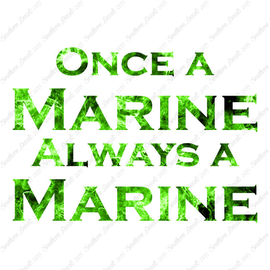Once A Marine Always