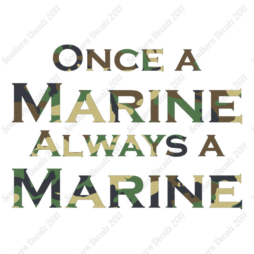 Once A Marine Always