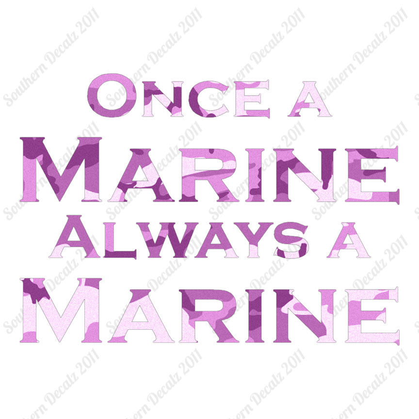 Once A Marine Always