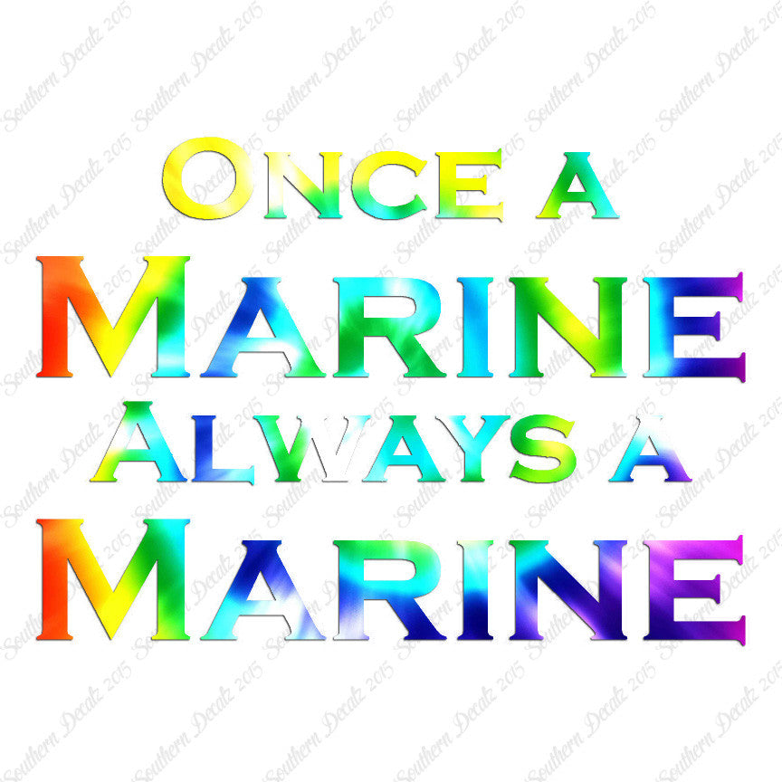 Once A Marine Always
