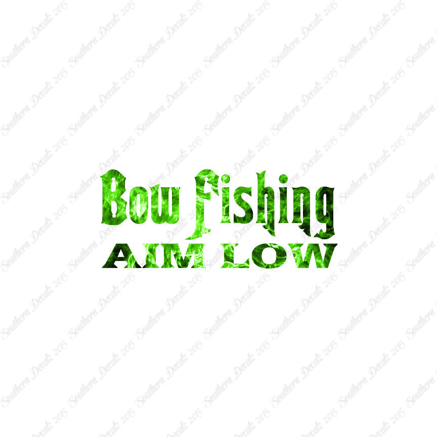 Bow Fishing Aim Low