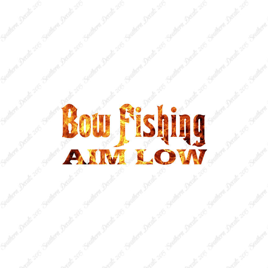 Bow Fishing Aim Low