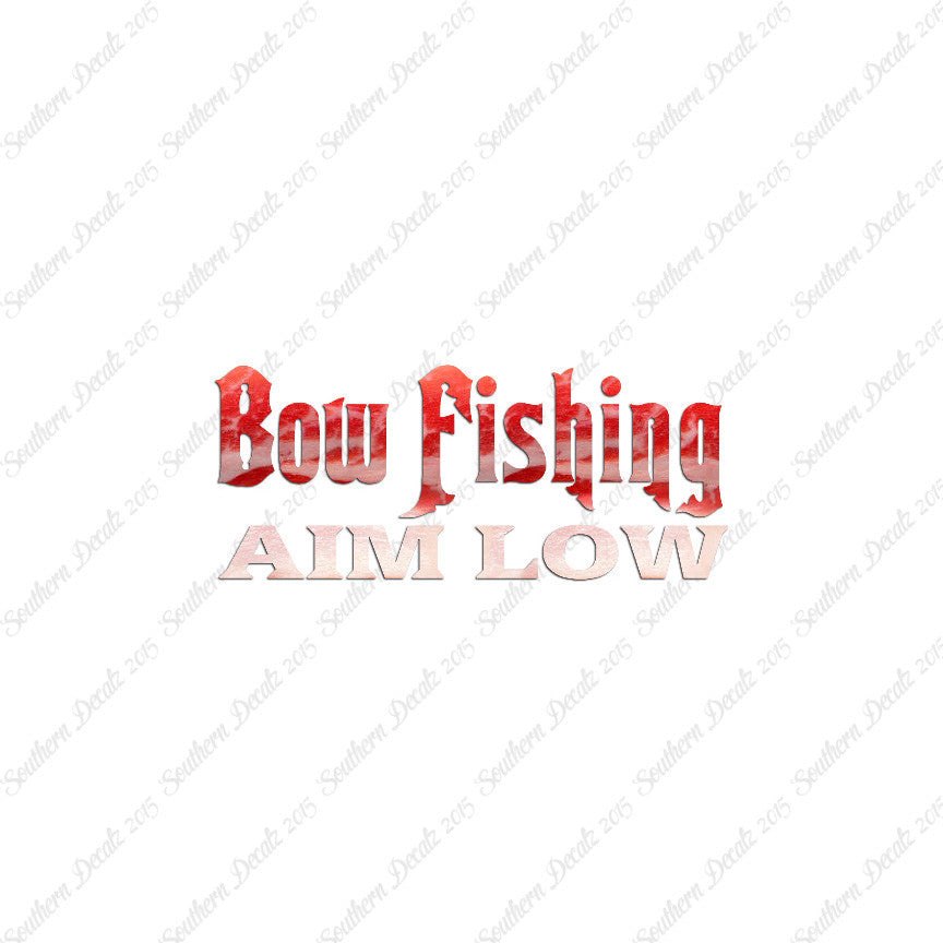 Bow Fishing Aim Low
