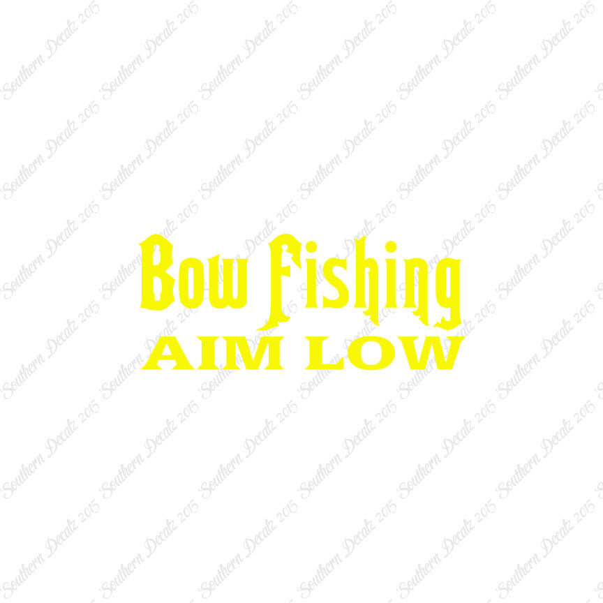 Bow Fishing Aim Low