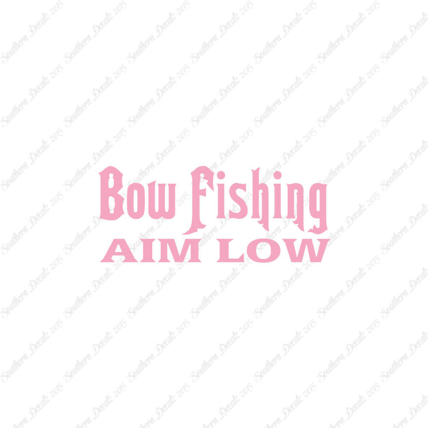 Bow Fishing Aim Low