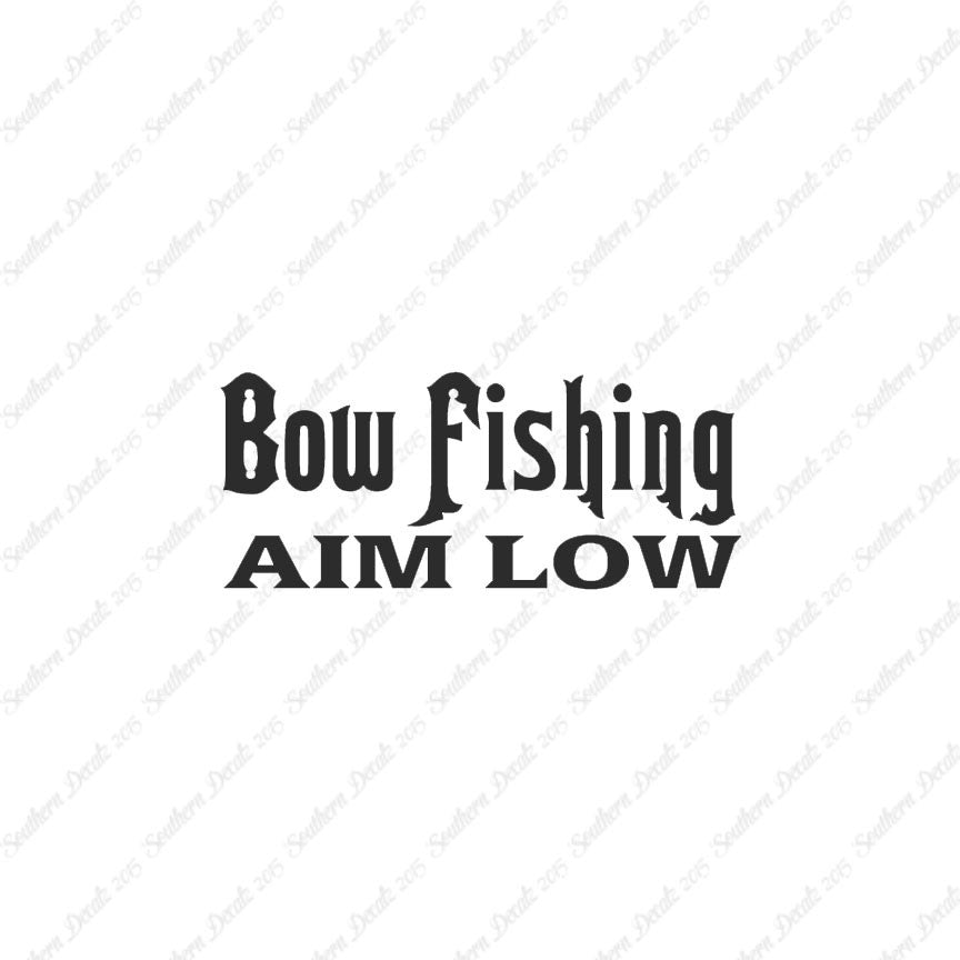 Bow Fishing Aim Low