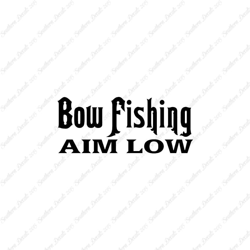 Bow Fishing Aim Low