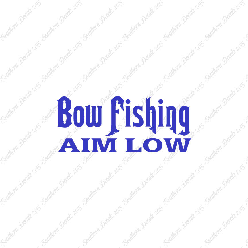 Bow Fishing Aim Low