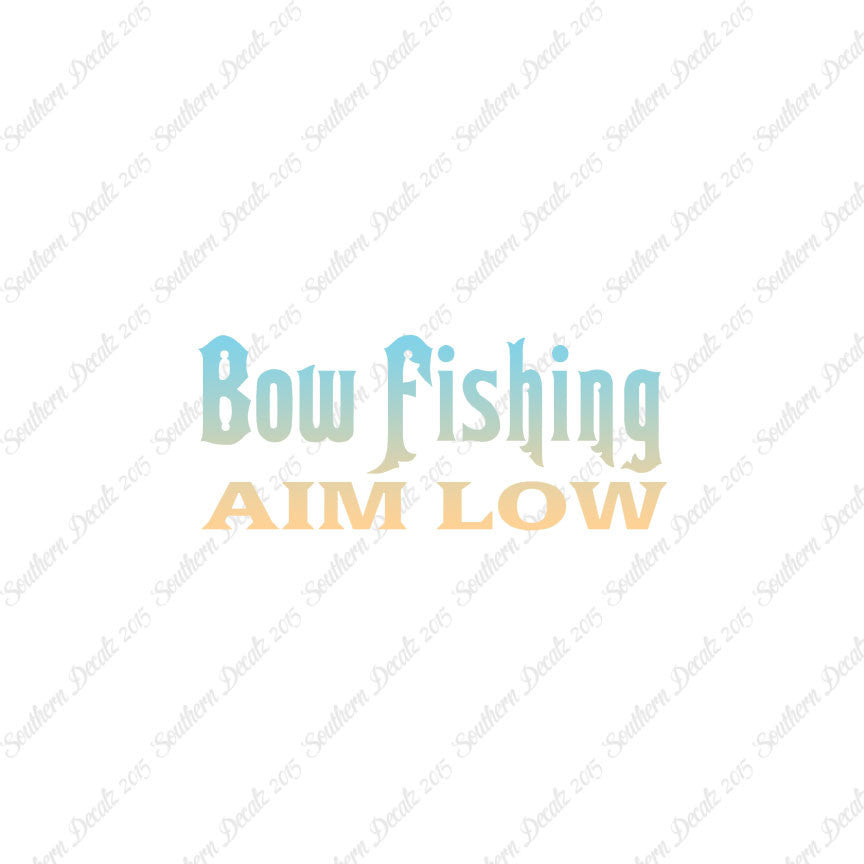 Bow Fishing Aim Low