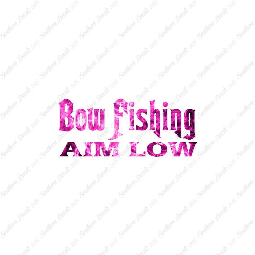Bow Fishing Aim Low
