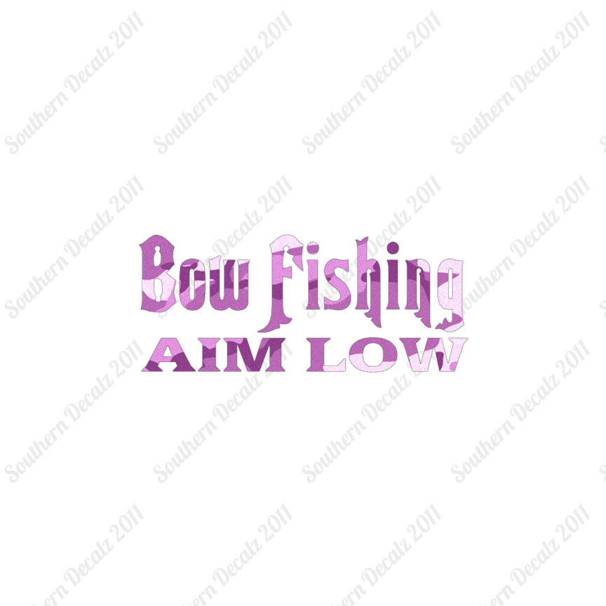 Bow Fishing Aim Low