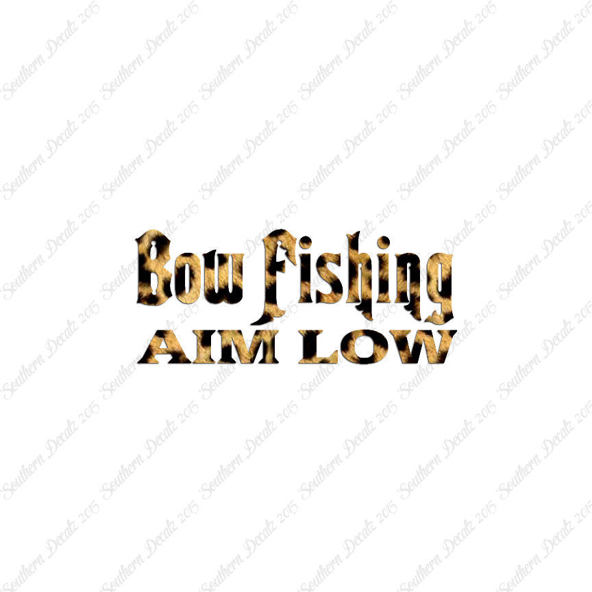 Bow Fishing Aim Low