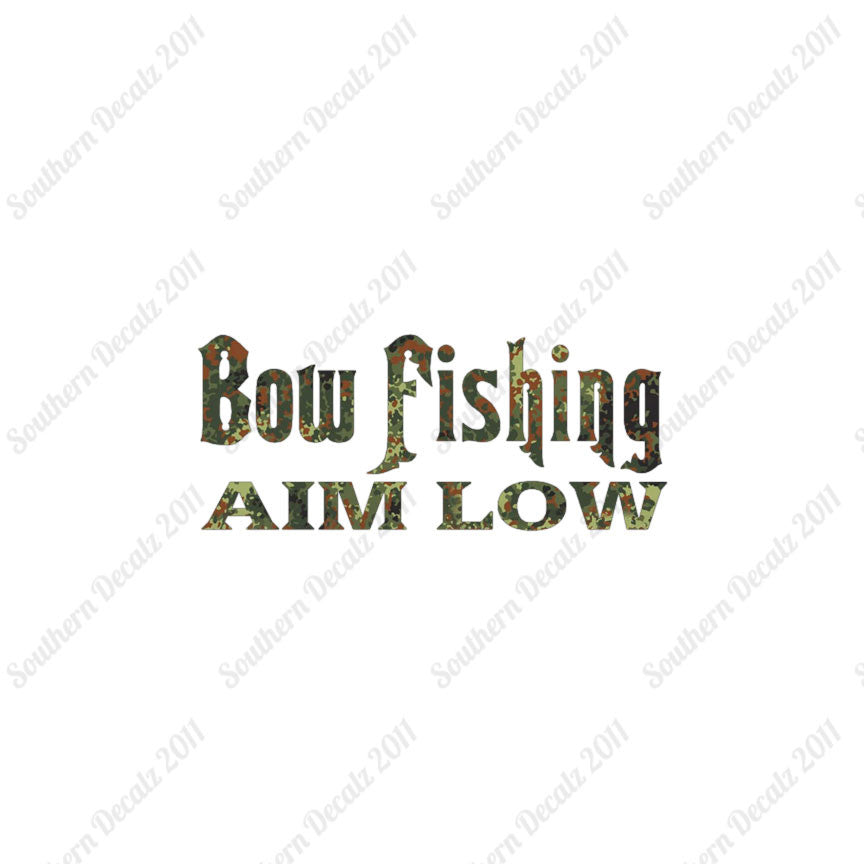 Bow Fishing Aim Low