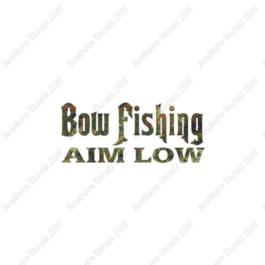 Bow Fishing Aim Low