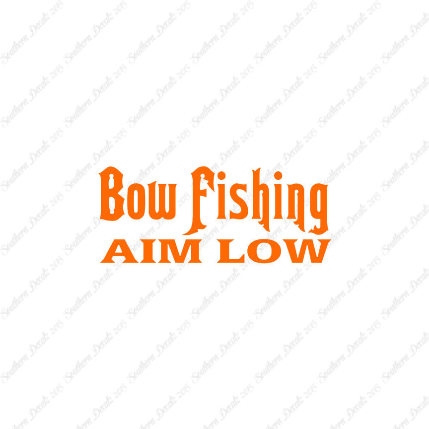 Bow Fishing Aim Low