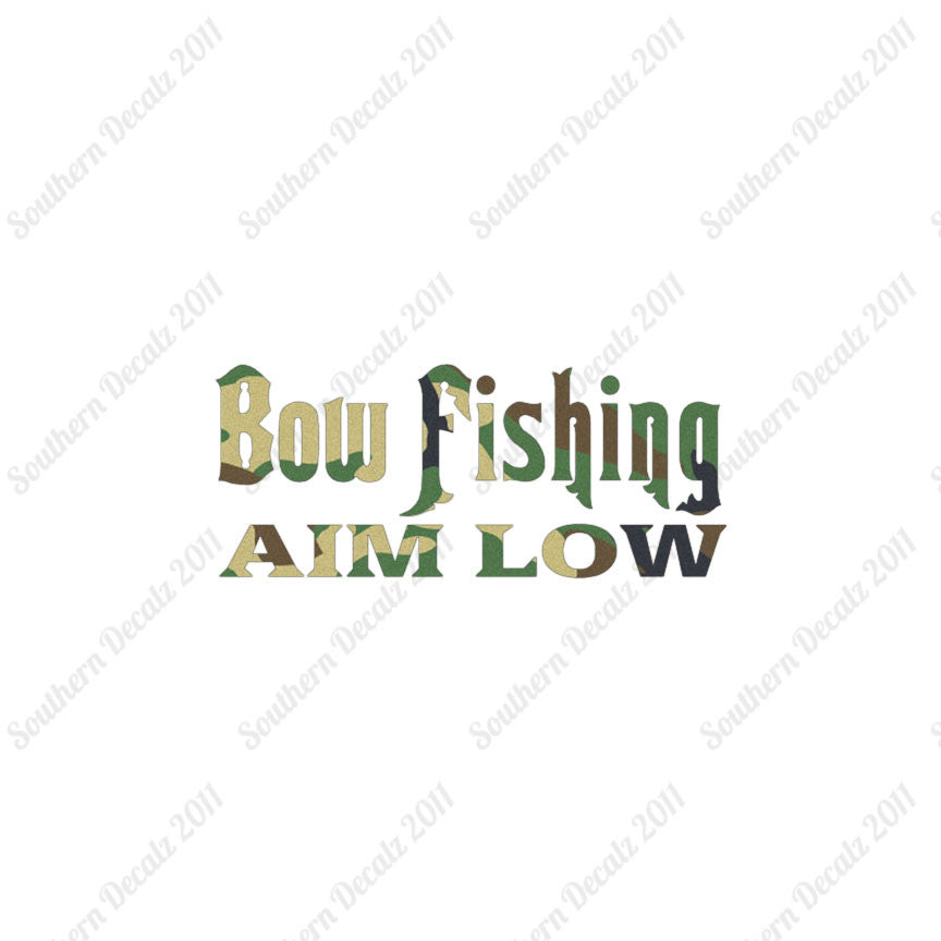 Bow Fishing Aim Low