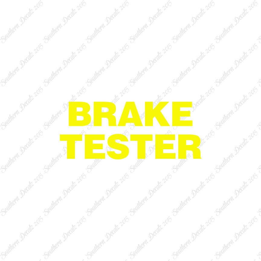 Brake Tester