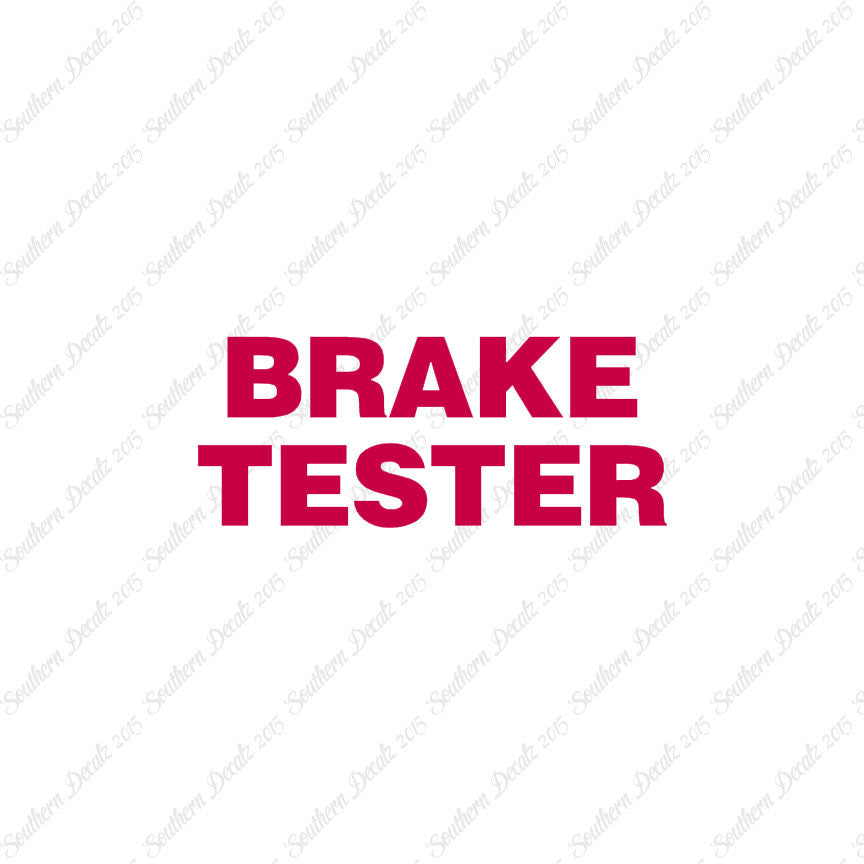 Brake Tester