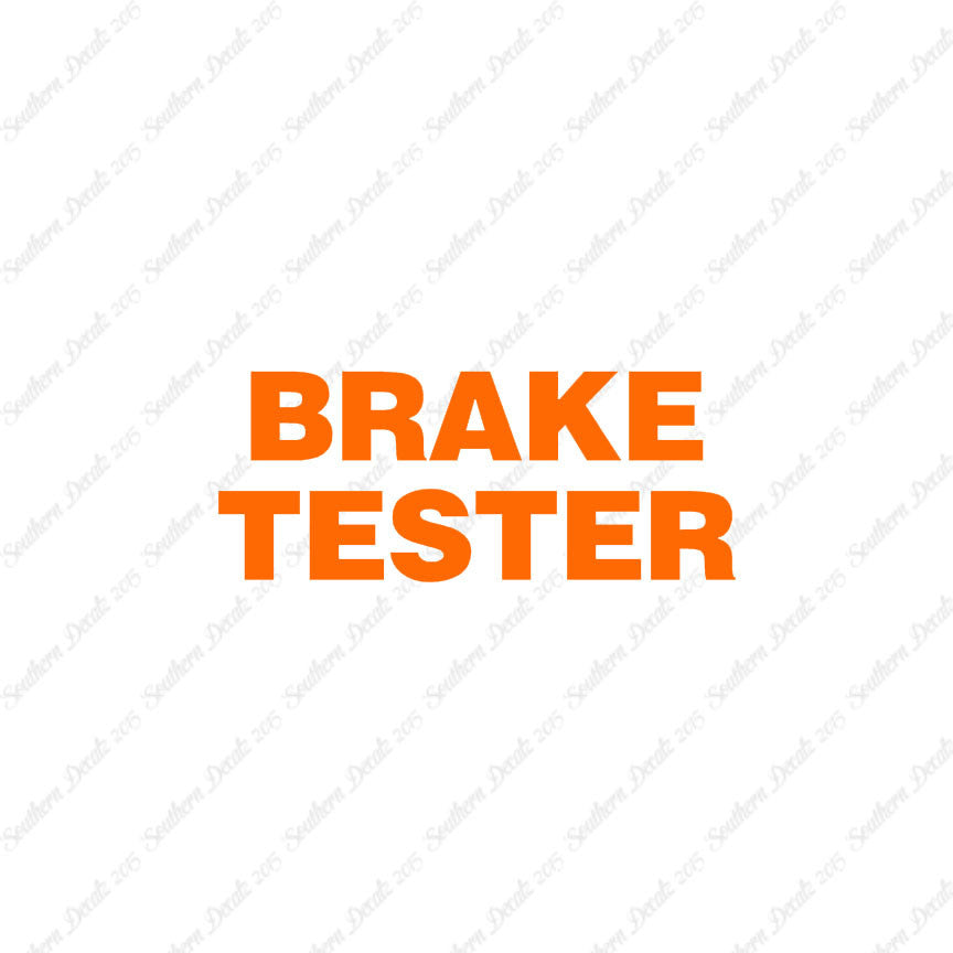 Brake Tester