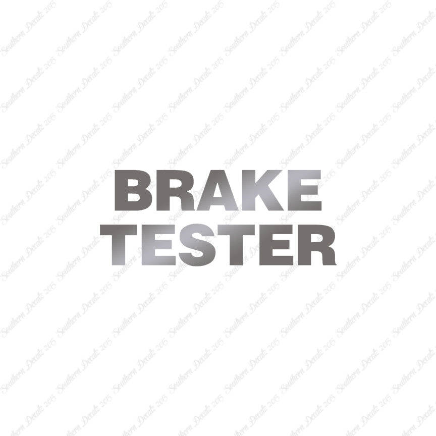 Brake Tester
