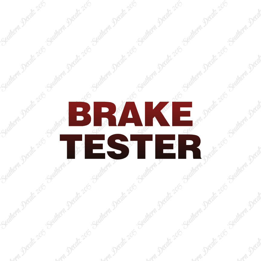 Brake Tester