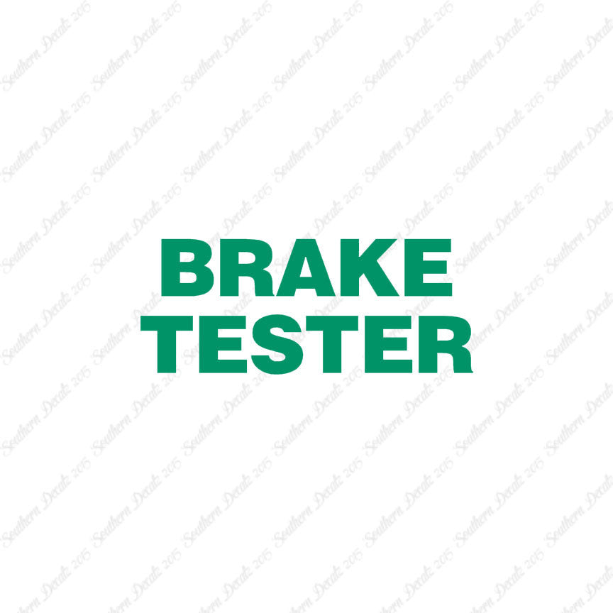 Brake Tester