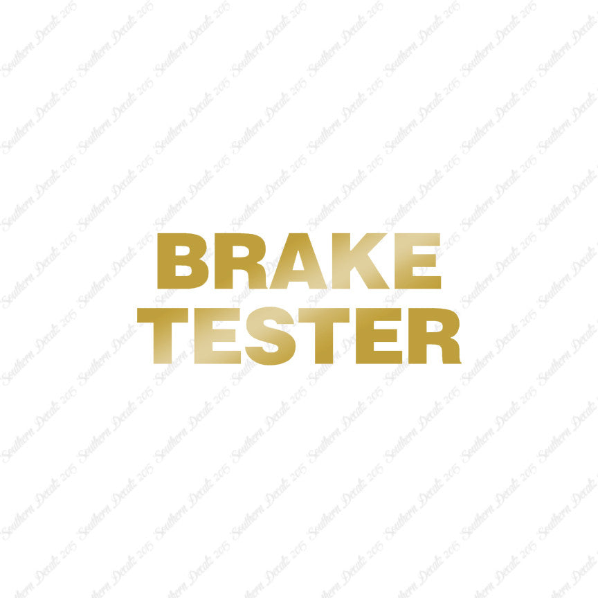 Brake Tester
