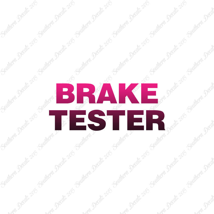 Brake Tester