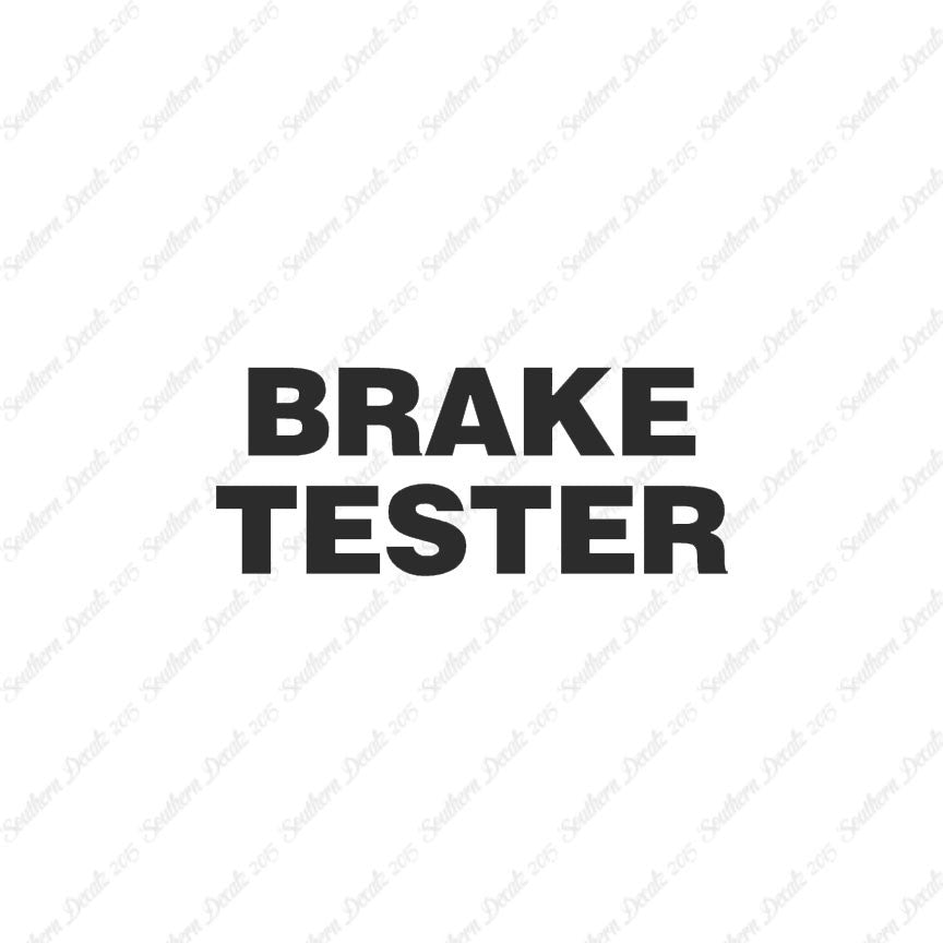 Brake Tester
