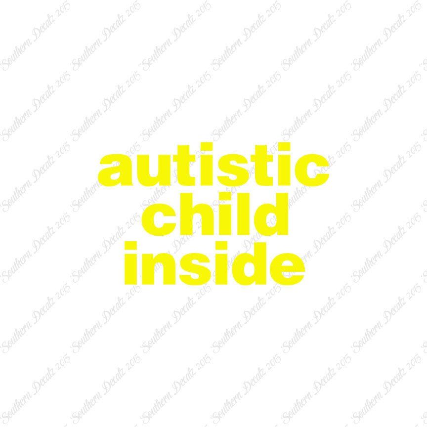 Autistic Child Inside