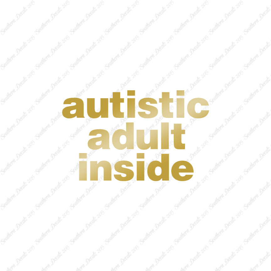 Autistic Adult Inside