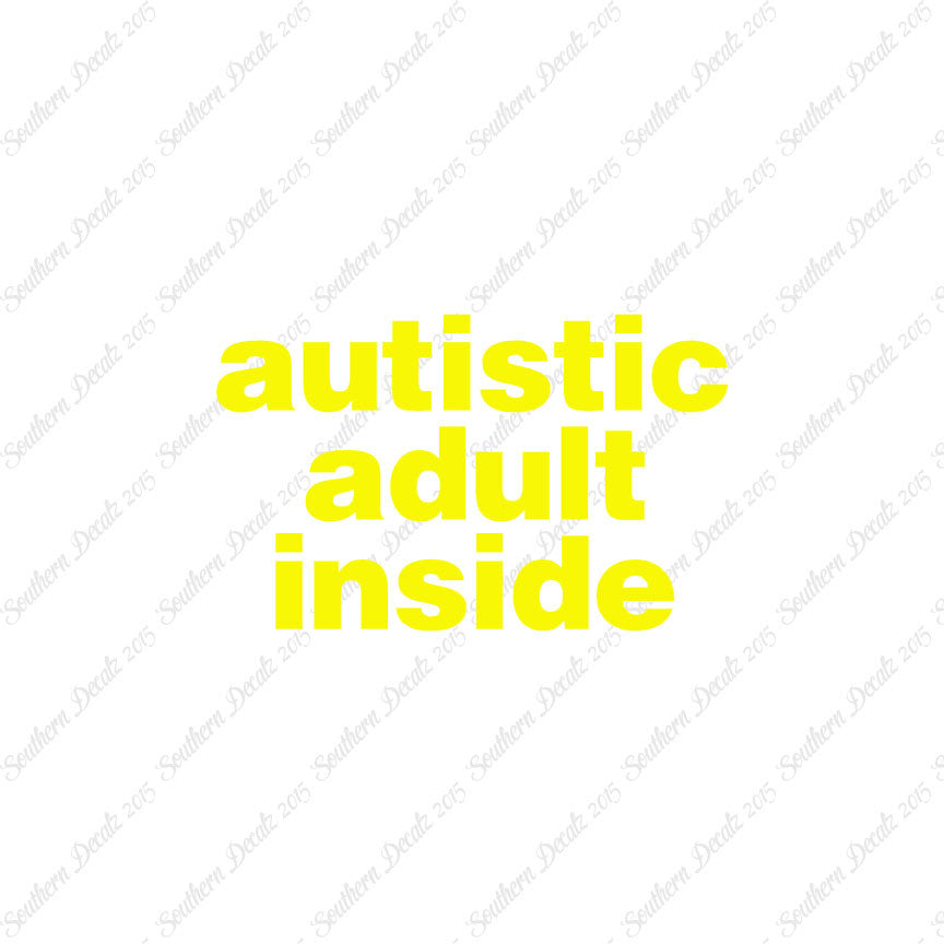 Autistic Adult Inside
