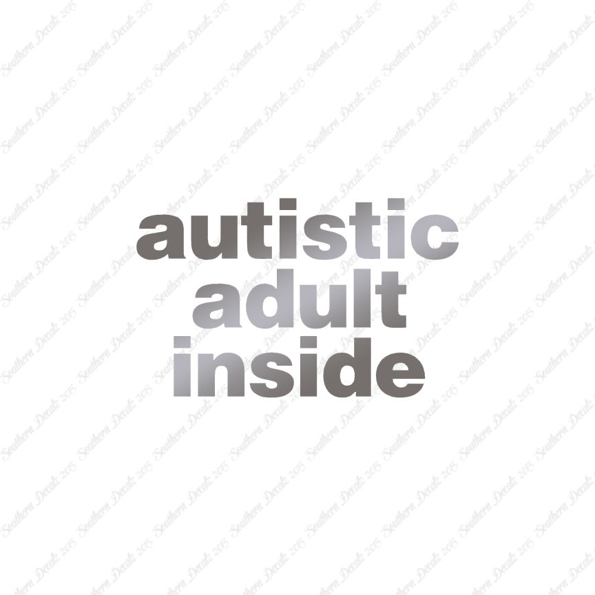 Autistic Adult Inside