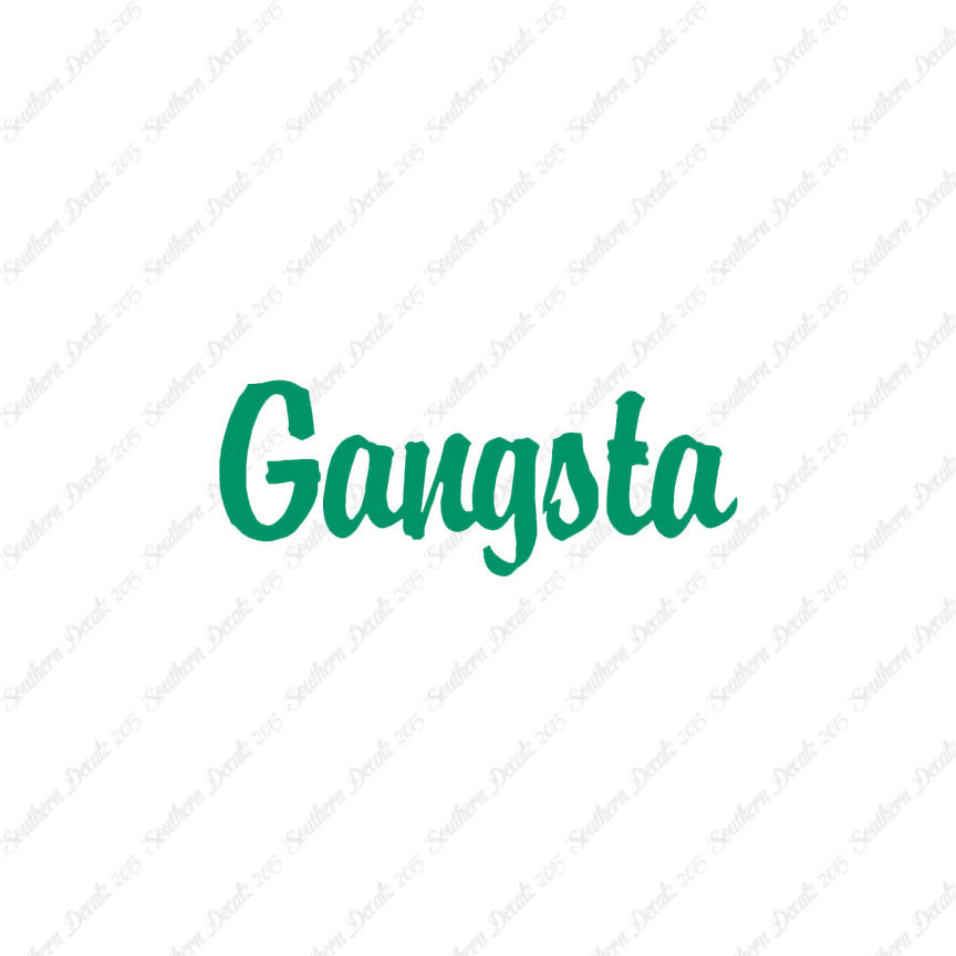 Gangsta Gangster