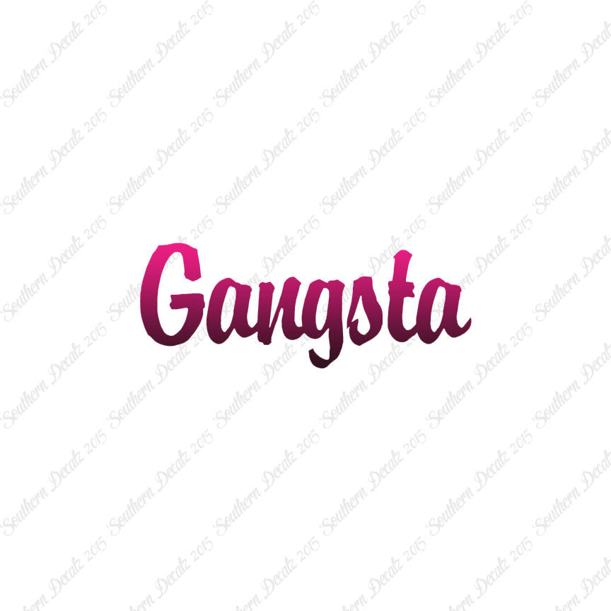 Gangsta Gangster