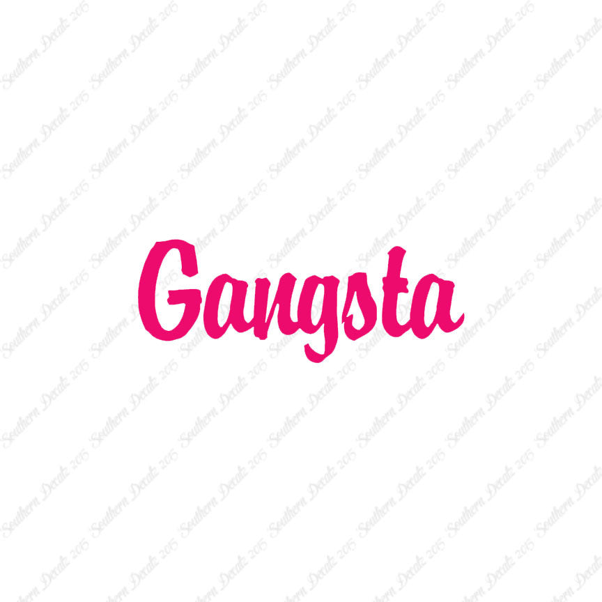 Gangsta Gangster
