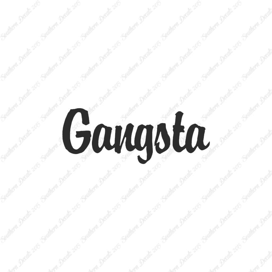 Gangsta Gangster