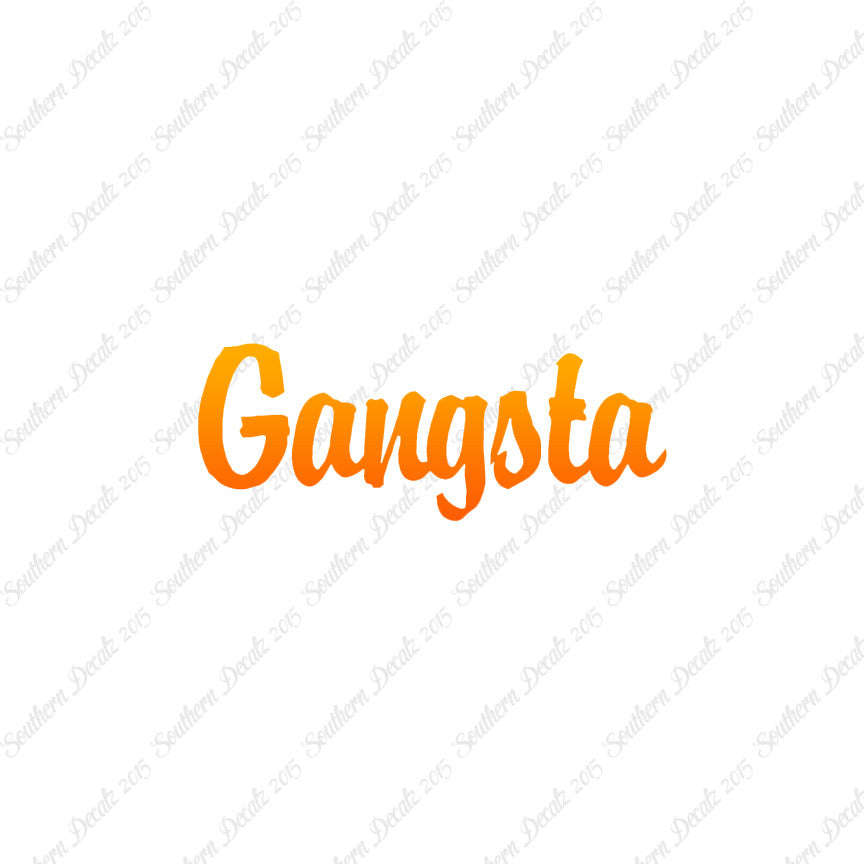 Gangsta Gangster