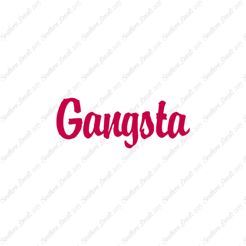 Gangsta Gangster