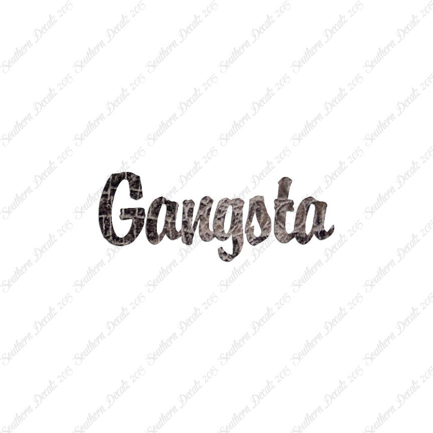Gangsta Gangster