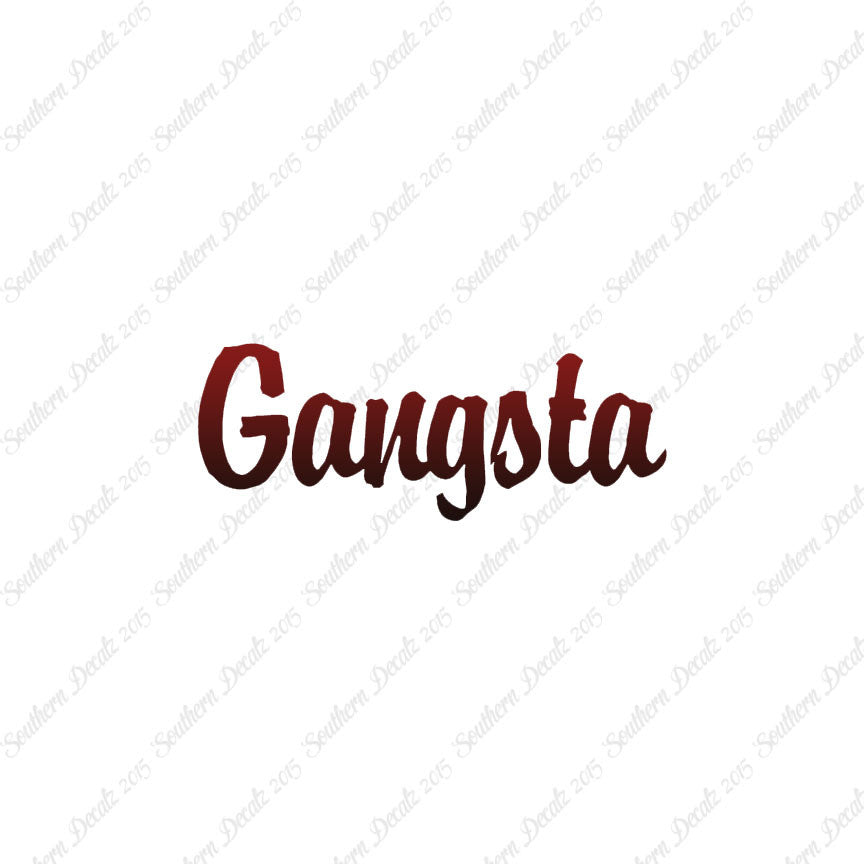 Gangsta Gangster
